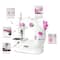 NEX™ Cute Pink Flex-Speed Double-Thread Cordless Easy Sewing Machine with Needle Protector